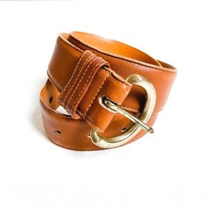 Coach British Tan Leather Belt